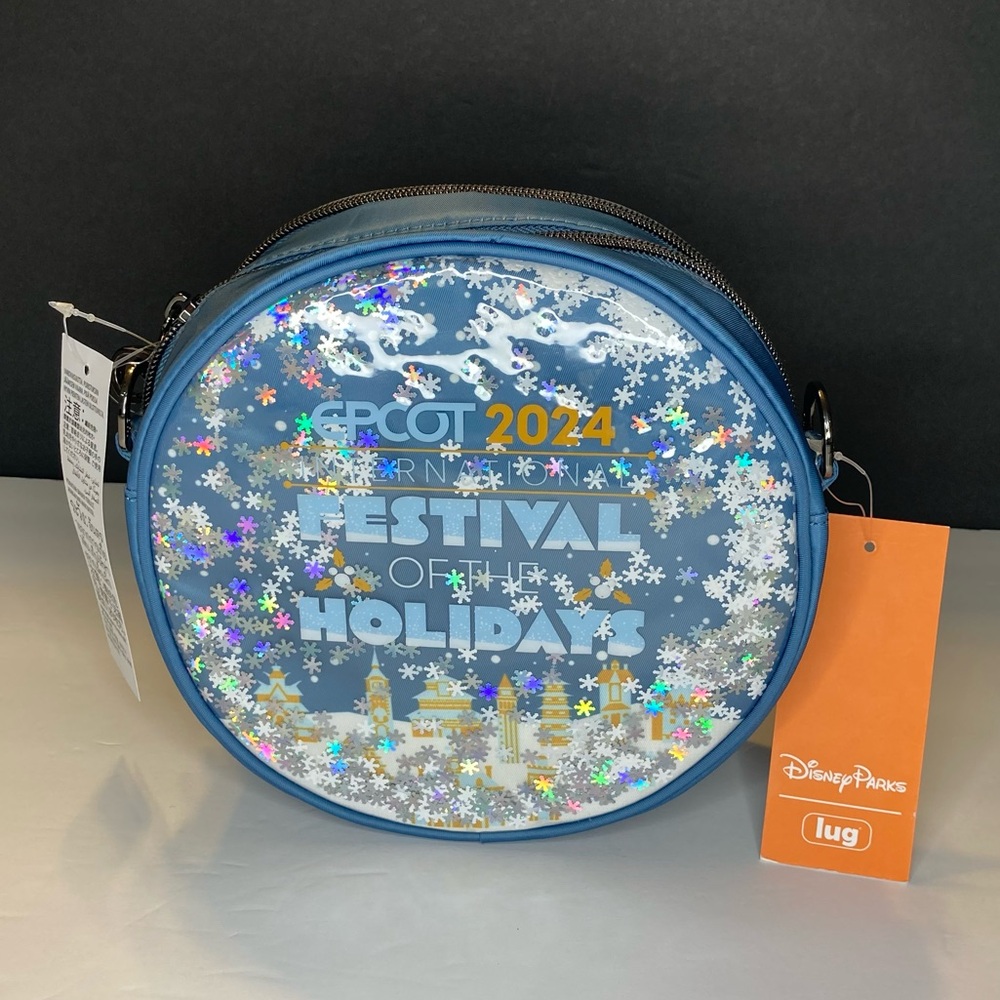 NWT Disney Parks Lug Epcot 2024 International Festival of the Holidays Bag